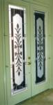 etched glass doors
